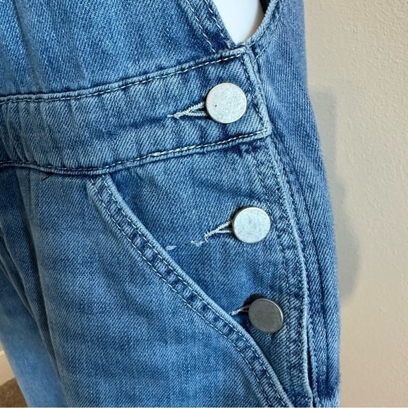 Reformation denim  river relaxed woman’s overalls - Picture 6 of 14